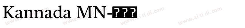 Kannada MN字体转换 Kannada MN字体转换